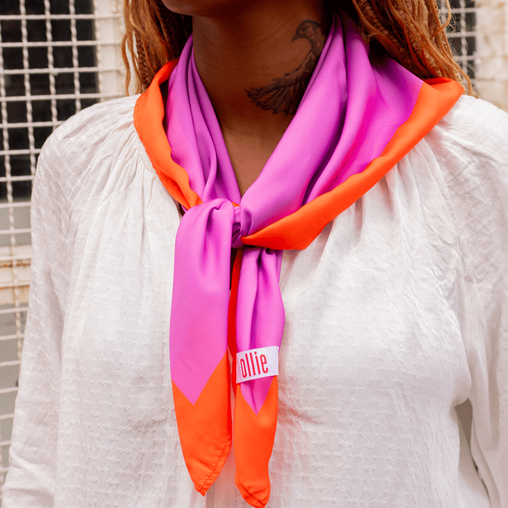 Lenço de cetim Ollie - Image 5